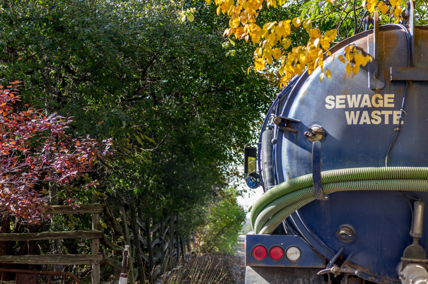 Sewage in Hardeeville, South Carolina