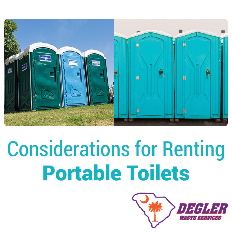 Considerations for Renting Portable Toilets