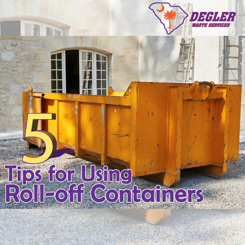 5 Tips for Using Roll-Off Containers