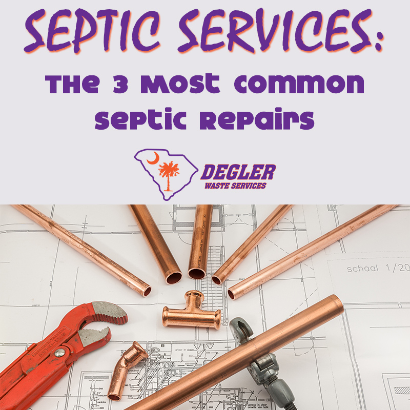 Septic Services: The 3 Most Common Septic Repairs