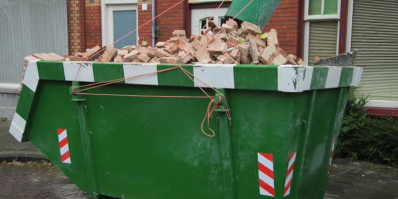 construction debris containers are essential on any construction site