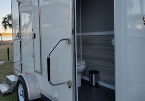The Many Options of Portable Toilets Special Event Bathroom Trailer